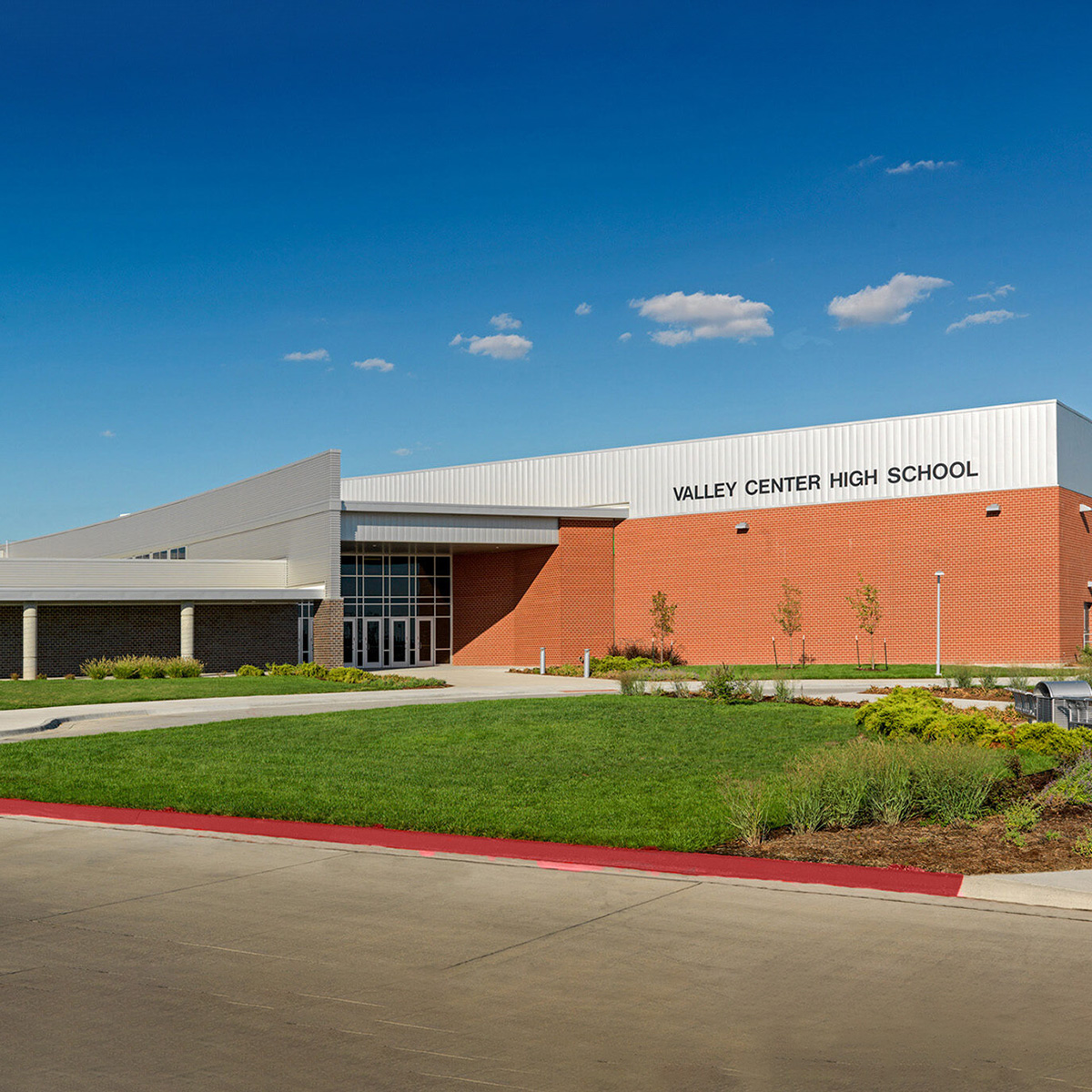 Valley Center High School Crystal Structures Glazing