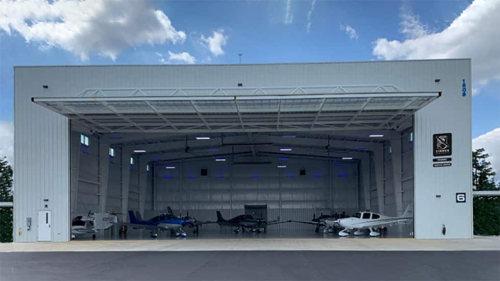 CharlotteMonroe Executive Airport Hangar Crystal Structures Glazing